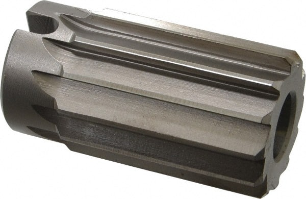 Interstate - 1-5/8" Reamer Diam, Straight Flute Shell Reamer - Exact Tool & Supply