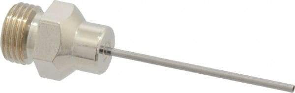 Value Collection - Blow Gun Needle Tip - 1/8 MPT, 1.19" Hose Length - Exact Tool & Supply