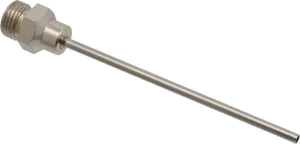 Value Collection - Blow Gun Needle Tip - 1/8 MPT, 2.47" Hose Length - Exact Tool & Supply