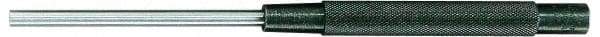 General - 3/16" Pin Punch - 8" OAL, Hardened Steel - Exact Tool & Supply