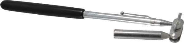 General - 8-3/4" Long Magnetic Retrieving Tool - 2 Lb Max Pull, 1/4" Head Diam, Nickel Plated Steel - Exact Tool & Supply
