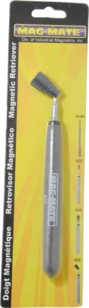 Mag-Mate - 32" Long Magnetic Retrieving Tool - 14 Lb Max Pull, 6-1/2" Collapsed Length, 5/8" Head Diam - Exact Tool & Supply