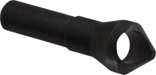Weldon - 13/16" Head Diam, 1/2" Shank Diam, 82° High Speed Steel Countersink - Bright Finish, 2-5/8" OAL, Single End, Straight Shank, Right Hand Cut - Exact Tool & Supply