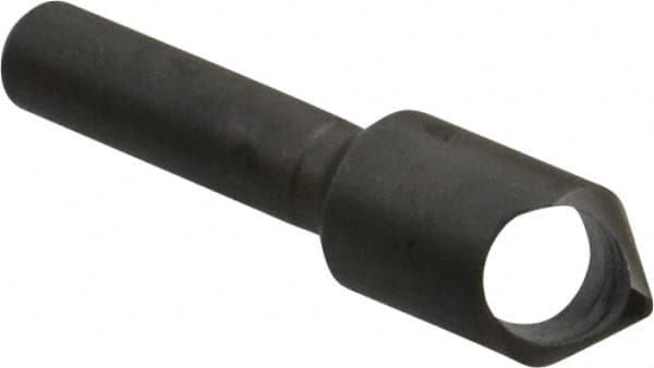 Weldon - 25/64" Head Diam, 1/4" Shank Diam, 82° High Speed Steel Countersink - Exact Tool & Supply