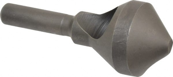 Weldon - 13/16" Head Diam, 1/4" Shank Diam, 90° High Speed Steel Countersink - Exact Tool & Supply