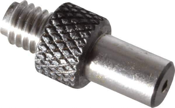 TE-CO - M6 x 1, 6.35mm Thread Length, 3/8 Inch Shaft Length, Tapped Hole Location Gage - Steel, 9.53mm Head Diameter, 22mm Overall Length - Exact Tool & Supply