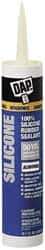 DAP - 10.1 oz Tube Off-White RTV Silicone Joint Sealant - -40 to 400°F Operating Temp, 10 to 20 min Tack Free Dry Time, 24 hr Full Cure Time - Exact Tool & Supply