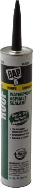 DAP - 10.1 oz Cartridge Black Asphalt Joint Sealant - -40 to 180°F Operating Temp - Exact Tool & Supply