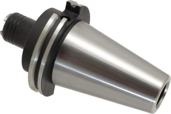 Bilz - CAT50 Taper Shank Rigid Tapping Adapter - #0 to 9/16" Tap Capacity, 2.84" Projection, Size 1 Adapter, Quick Change, Through Coolant - Exact Tool & Supply