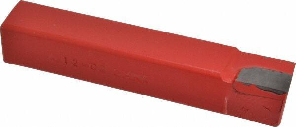 Interstate - 3/4 x 3/4" Shank, Square Shoulder Turning Single Point Tool Bit - AL-12, Grade C2 - Exact Tool & Supply