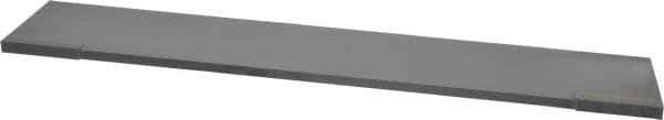 Made in USA - 1/8 Inch Wide x 7/8 Inch High x 6 Inch Long, Parallel Blade, Cutoff Blade - Micrograin Grade, Bright Finish - Exact Tool & Supply