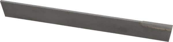 Made in USA - 3/32 Inch Wide x 1/2 Inch High x 4-1/2 Inch Long, Parallel Blade, Cutoff Blade - C2 Grade, Bright Finish - Exact Tool & Supply