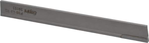 Made in USA - 1/8 Inch Wide x 1/2 Inch High x 4-1/2 Inch Long, Parallel Blade, Cutoff Blade - C2 Grade, Bright Finish - Exact Tool & Supply