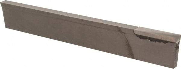 Made in USA - 3/16 Inch Wide x 11/16 Inch High x 5 Inch Long, Parallel Blade, Cutoff Blade - C2 Grade, Bright Finish - Exact Tool & Supply