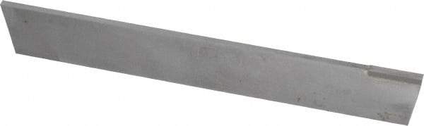 Made in USA - 1/8 Inch Wide x 7/8 Inch High x 6 Inch Long, Parallel Blade, Cutoff Blade - C2 Grade, Bright Finish - Exact Tool & Supply