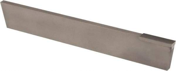 Made in USA - 1/4 Inch Wide x 7/8 Inch High x 6 Inch Long, Parallel Blade, Cutoff Blade - C2 Grade, Bright Finish - Exact Tool & Supply
