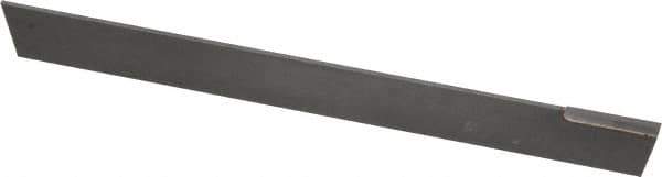 Made in USA - 1/16 Inch Wide x 1/2 Inch High x 4-1/2 Inch Long, Parallel Blade, Cutoff Blade - C6 Grade, Bright Finish - Exact Tool & Supply