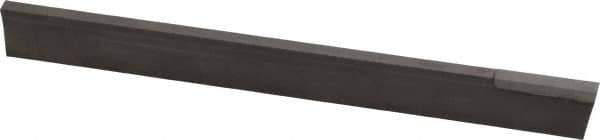 Made in USA - 1/8 Inch Wide x 1/2 Inch High x 4-1/2 Inch Long, Parallel Blade, Cutoff Blade - C6 Grade, Bright Finish - Exact Tool & Supply