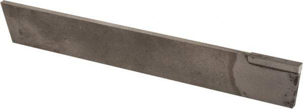 Made in USA - 1/8 Inch Wide x 11/16 Inch High x 4-5/16 Inch Long, Tapered Blade, Cutoff Blade - C2 Grade, Bright Finish - Exact Tool & Supply