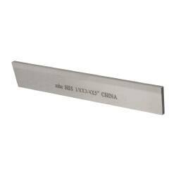 Interstate - 1/8 Inch Wide x 3/4 Inch High x 5 Inch Long, Parallel Blade, Cutoff Blade - M2 Grade, Bright Finish - Exact Tool & Supply