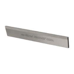 Interstate - 1/8 Inch Wide x 11/16 Inch High x 5 Inch Long, Parallel Blade, Cutoff Blade - M35 Grade, Bright Finish - Exact Tool & Supply
