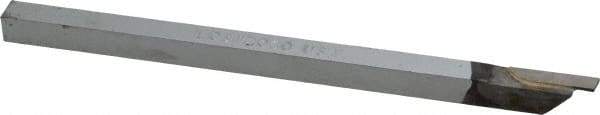 Accupro - 5/16 x 5/16" Shank, Cutoff & Grooving Single Point Tool Bit - LC-312060 - Exact Tool & Supply