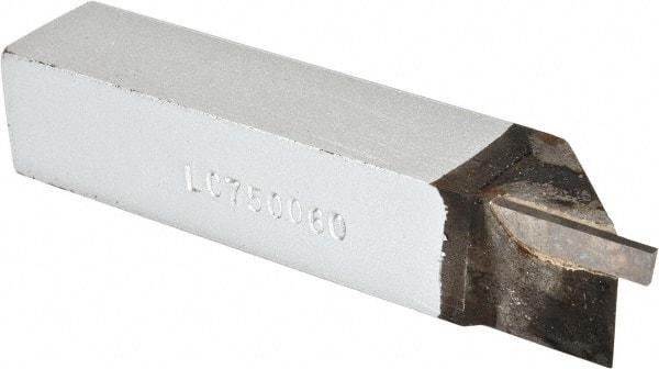 Accupro - 3/4 x 3/4" Shank, Cutoff & Grooving Single Point Tool Bit - Grade Micrograin - Exact Tool & Supply