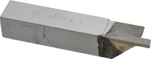 Accupro - 3/4 x 3/4" Shank, Cutoff & Grooving Single Point Tool Bit - Grade Micrograin - Exact Tool & Supply