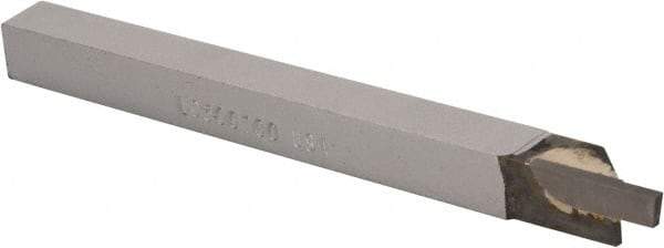Accupro - 1/2 x 1/2" Shank, Cutoff & Grooving Single Point Tool Bit - LC-500100 - Exact Tool & Supply
