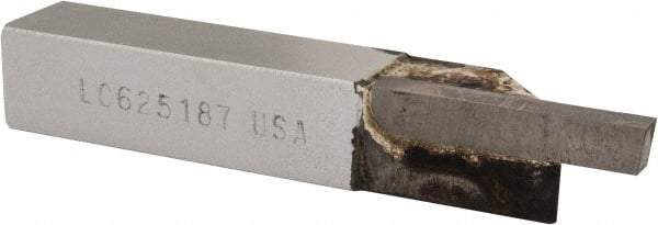 Accupro - 5/8 x 5/8" Shank, Cutoff & Grooving Single Point Tool Bit - LC-625187, Grade Micrograin - Exact Tool & Supply
