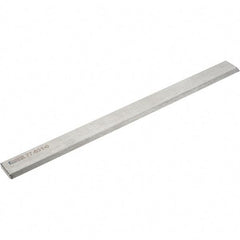 SPI - 18 Inch Long x 1-13/32 Inch Wide x 5/16 Inch Thick, Beveled Edge Straightedge - 12 micro m Edge Flatness, Spring Steel, 24 micro m Parallelism, 1 Beveled Edge - Exact Tool & Supply