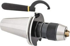 Kennametal - CAT50, 0.99 to 13mm Capacity, Integral Shank Drill Chuck - Keyless, Taper Shank, 1.97" Sleeve Diam, 3.72" Open Length - Exact Tool & Supply