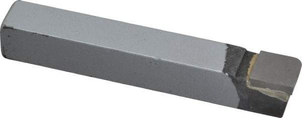 Accupro - 2-1/2 Inch Long, 3/32 Inch Radius, Right Hand, Convex, RXD Style Radius Cutting Tool Bit - 3/8 Inch Long Tip, 3/32 Inch Thick, 3/8 Inch Shank Square, Carbide Tip - Exact Tool & Supply