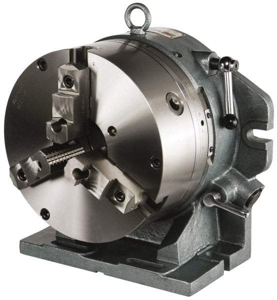 Value Collection - 24 Position, 6-1/2" Chuck, Simple Indexing Spacer - 5.12" High Centerline, 1.73" Chuck Through Hole - Exact Tool & Supply
