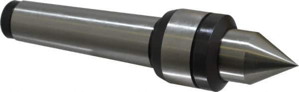 Value Collection - MT4 Taper Shank, Live Center - 2,000 Max RPM, 32mm Point Diam, 200mm Point Length, 700 Lb Max Workpc, Standard Point - Exact Tool & Supply