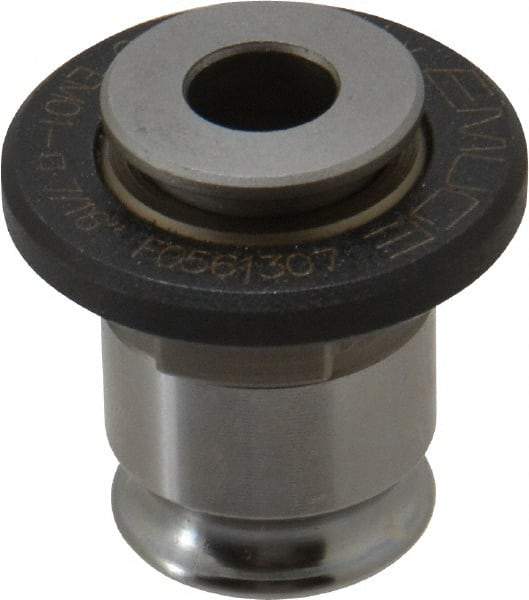 Emuge - 0.323" Tap Shank Diam, 0.242" Tap Square Size, 7/16" Tap, #1 Tapping Adapter - 0.28" Projection, 1.12" OAL, 3/4" Shank OD, Through Coolant, Series EM01 - Exact Tool & Supply