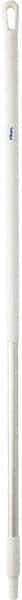 Vikan - 51 x 1-1/4" Aluminum Squeegee Handle - European Threaded Connection, White - Exact Tool & Supply