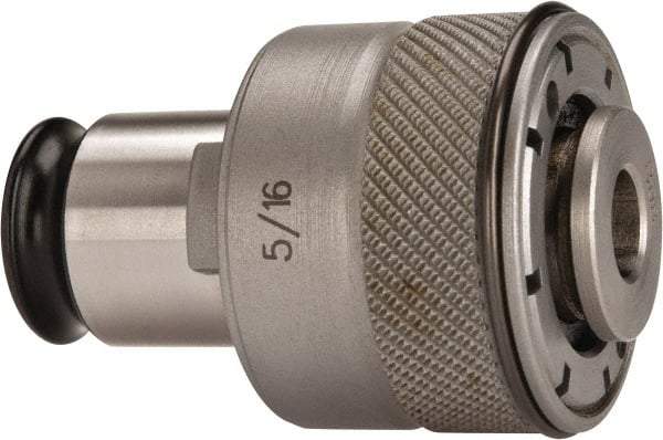 Accupro - 0.318" Tap Shank Diam, 5/16" Tap, #1 Tapping Adapter - 0.318 Inch Shank Diameter - Exact Tool & Supply