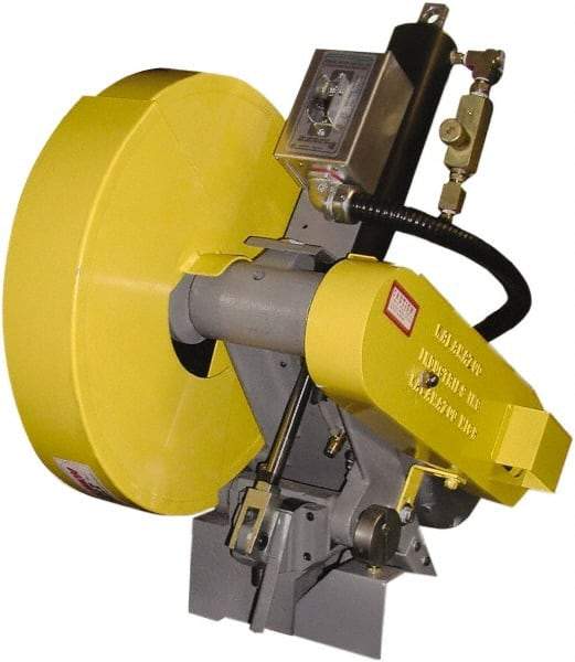 Kalamazoo - 14" Blade Diam, 1" Arbor Hole, Straight Dry Cut Chop & Cutoff Saw - 4,400 RPM, 5 hp, 220/440 Volts, 1 or 3 Phase - Exact Tool & Supply