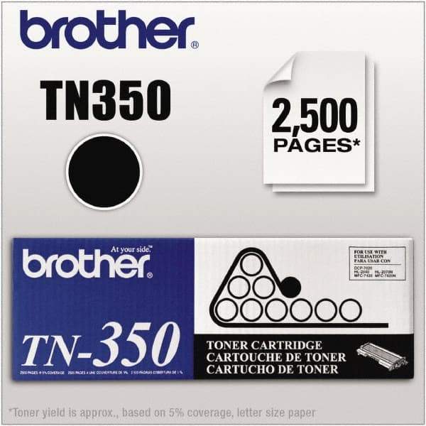 Brother - Black Toner Cartridge - Use with Brother DCP-7010, 7020, 7025, HL-2030, 2035, 2037, 2040, 2070N, intelliFax-2820, 2825, 2910, 2920, MFC-7220, 7225N, 7420, 7820N - Exact Tool & Supply