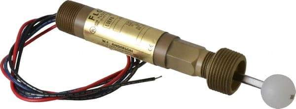 Dwyer - 1" Thread, 1,000 Max psi, 220°F Max, Liquid Level Float - 0.9 Float SG, Stainless Steel Stem - Exact Tool & Supply