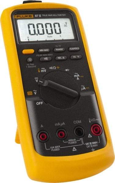 Fluke - 6 Piece, Electrical Test Equipment Combination Kit - 1,000 Volt Max - Exact Tool & Supply
