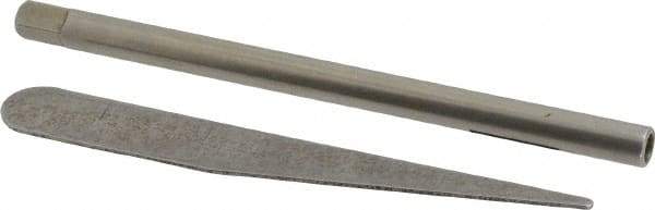 Tap Associates - #8 Inch Tap, 4 Inch Overall Length, 1/4 Inch Max Diameter, Tap Extension - 0.168 Inch Tap Shank Diameter, 1/4 Inch Extension Shank Diameter, 0.191 Inch Extension Square Size - Exact Tool & Supply