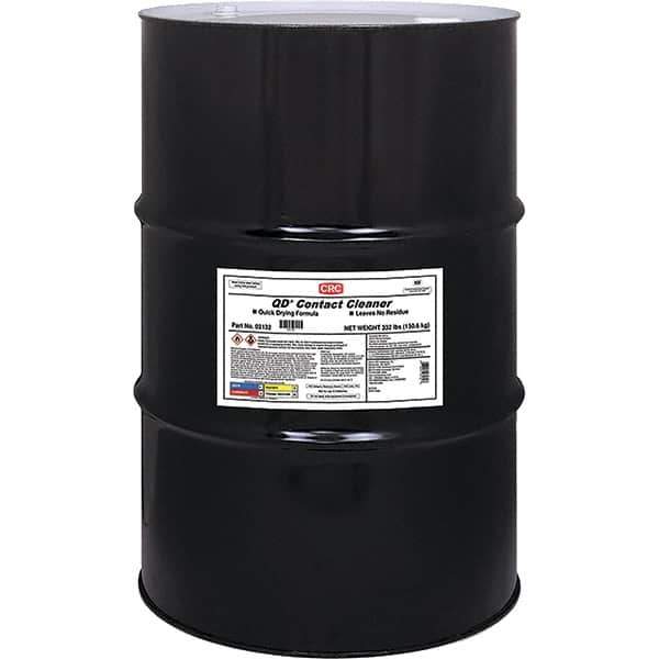 CRC - 55 Gallon Drum Contact Cleaner - 0°F Flash Point, 22,600 Volt Dielectric Strength, Flammable, Food Grade, Plastic Safe - Exact Tool & Supply