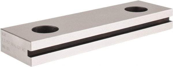 Kurt - Vise Jaw Plate - Steel, 5.969" Long, 0.752" Wide, 1.735" High - Exact Tool & Supply