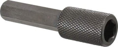 Kurt - 1 Piece Vise Hex Extension - Steel, 3/4" Hex, 5" Long, 1-1/4" Wide, 6" Handle - Exact Tool & Supply