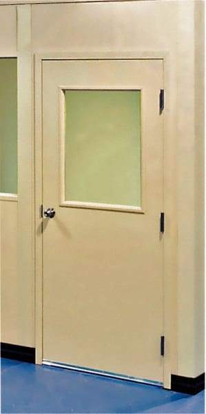 Portafab - Temporary Structure Extra Half Glass Door - Glass, for Temporary Structures - Exact Tool & Supply