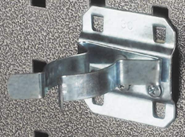 Triton - Extended Spring Clip Pegboard Hook - 2-3/4" Projection, Steel - Exact Tool & Supply