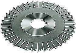 Value Collection - 6" Blade Diam x 3/32" Blade Thickness, 1-1/4" Hole, 42 Teeth, High Speed Steel Side Chip Saw - Straight Tooth, Arbor Connection, Uncoated - Exact Tool & Supply