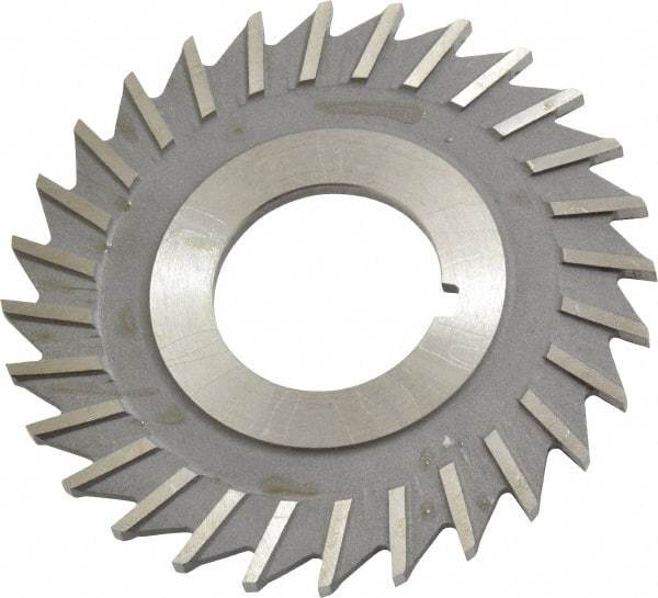 Value Collection - 2-1/2" Blade Diam x 3/32" Blade Thickness, 7/8" Hole, 28 Teeth, High Speed Steel Side Chip Saw - Straight Tooth, Arbor Connection, Uncoated - Exact Tool & Supply
